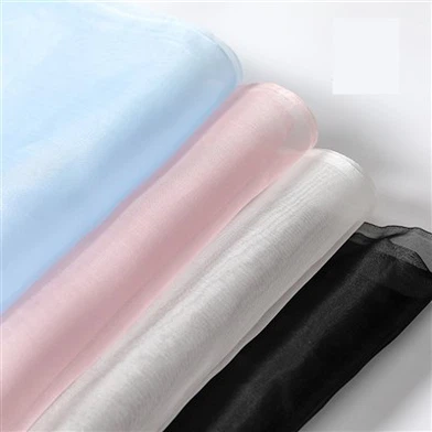 Тисненая шифоновая шелковая ткань